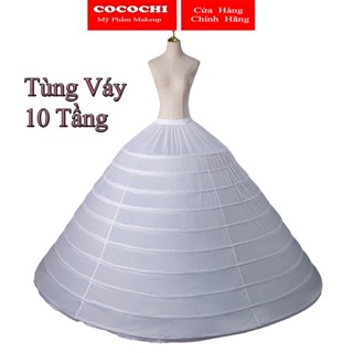 Tùng váy 10 tầng, đường kính 170cm tùng váy phồng váy cưới