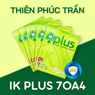 Giấy in văn phòng photocopy IK Plus 70gsm A4 500 tờ - Giá tốt