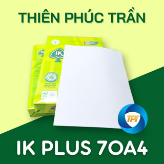 Giấy in văn phòng photocopy IK Plus 70gsm A4 500 tờ - Giá tốt