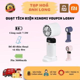 Quạt Tích Điện Nén Đá Lạnh Xiaomi Youpin Losky LT-S3213 - Pin 3600mAh - Nhỏ Gọn Cầm Tay