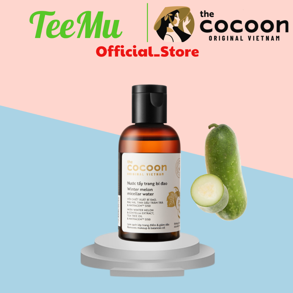 Nước Tẩy Trang Dịu Nhẹ Bí Đao Cocoon Winter Melon Micellar Water 50ml 