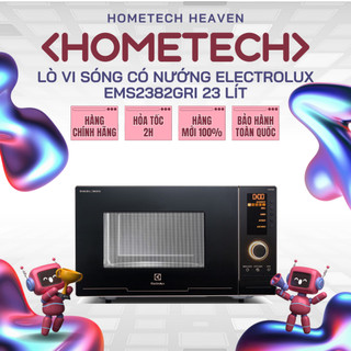 Ems2382gri - lò vi sóng có nướng electrolux ems2382gri 23 lít - hàng chính hãng, mới 100%
