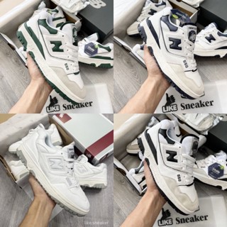 Giày New Balance 550 White Green và White Black - Giày Thể Thao NB 550 Cao Cấp Cổ Thấp Siêu Hot Full Box Bill