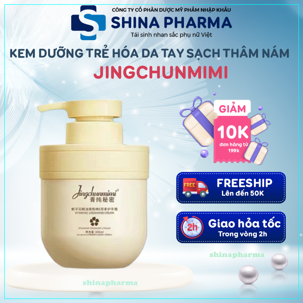 Kem Dưỡng Da Tay Mờ Nhăn JINGCHUNMIMI - Kem Dưỡng Tay JINGCHUNMIMI Dưỡng Ẩm,  Dưỡng Trắng, Mềm Da Tay