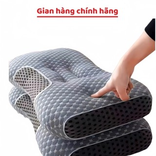 Gối ngủ công thái học GOLDSUN chống đau mỏi cổ vai gáy thiết kế nằm ngửa và nằm nghiêng [ HÀNG NHẬP KHẨU ]