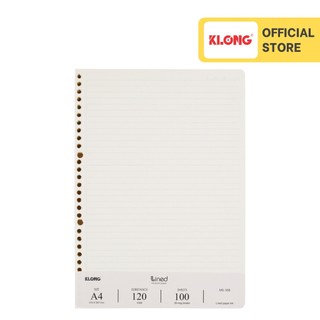  Ruột sổ còng kẻ ngang KLONG A4 120 76 - 100 tờ  200 trang ; MS: 558 