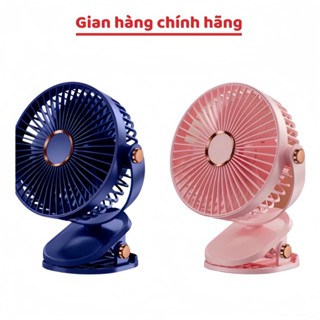 Quạt mini để bàn tích điện GOLDSUN 5 mức độ gió có đèn led pin 5000 MHA Và 10000 MHA [ HÀNG CAO CẤP ]