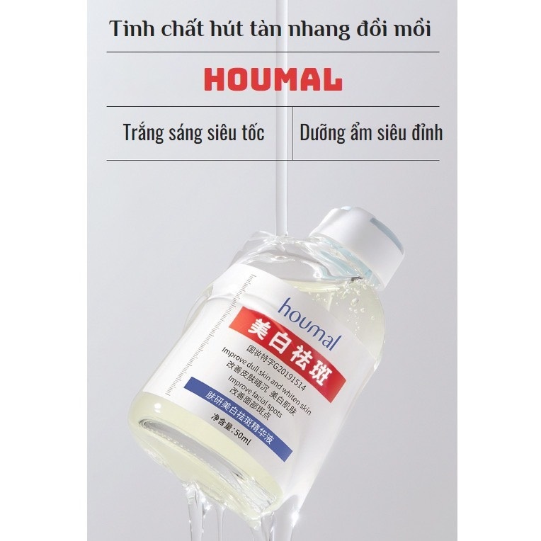 Tinh Chất Hút Tàn Nhang, Đồi Mồi HOUMAL - Serum HOUMAL Giảm Nám Mờ Tàn Nhang Đồi Mồi Giúp Làn Da Sáng Mịn