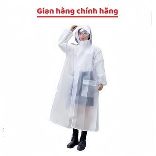 Áo Mưa 1 Người GOLDSUN Trong Suốt Có Khoá Kéo Kèm Khúc Cài Phía Ngoài Chống Thấm Nước Tuyệt Đối [MẪU 2024]