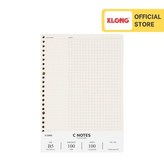 Ruột sổ còng C Notes (6x6)mm KLONG B5 100 tờ 100/76; MS: 536