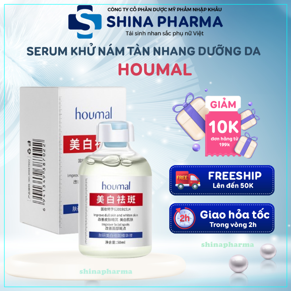 Tinh Chất Hút Tàn Nhang, Đồi Mồi HOUMAL - Serum HOUMAL Giảm Nám Mờ Tàn Nhang Đồi Mồi Giúp Làn Da Sáng Mịn