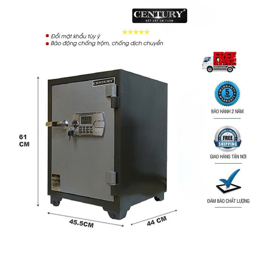 Két Sắt Gia Đình Việt Tiệp KVT45-DT 80kg Chống Cháy Khóa Điện Tử