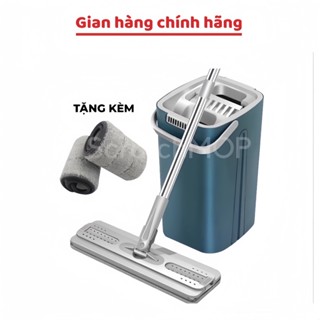 Cây Lau Nhà Tự Vắt Thông Minh Kèm Thùng Nước 6L Có Chế Độ Tự Vắt Chổi Xoay 360 Độ