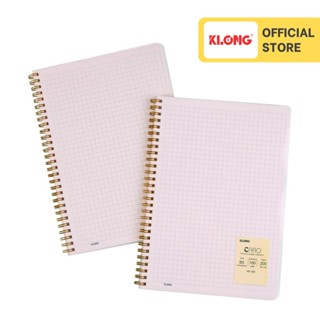  Sổ Caro  6x6 mm lò xo kép bìa nhựa 2 mặt KLONG B5 200 trang 100 76; MS: 585 