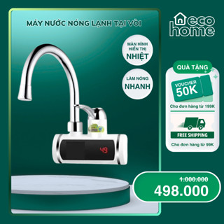 Máy Nước Nóng Lạnh Lắp Đặt Tại Vòi Chính Hãng KAW, Gắn Tường, Chậu Rửa Bát, Bảo Hành 12 Tháng