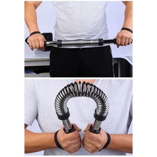 Gậy bẻ tập cơ tay ngực KONOHA, Dụng cụ lò xo chịu lực đàn hồi tốt tập gym tại nhà