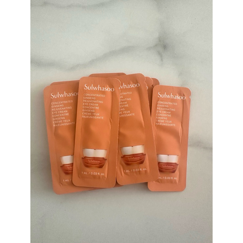 Set 10gói kem mắt nhân sâm mới