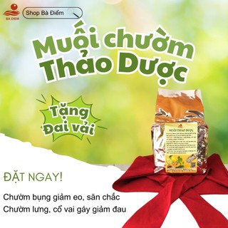 Combo Muối Chườm Thảo Dược + Rượu Gừng Nghệ Gấc Body, Muối Chườm Thảo Dược Giảm Eo Sau Sinh