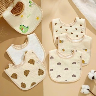 YẾM CHO BÉ,  YẾm U CHỐNG THẤM cho bé trai, gái xô muslin yếm ăn dặm, yếm dãi