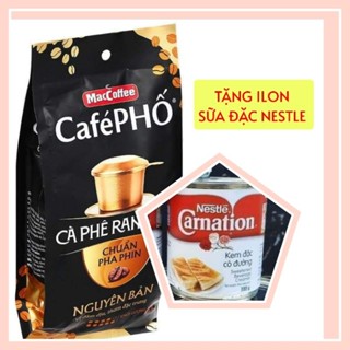 Combo Cà Phê PHỐ Rang Xay Chuẩn Pha Phin (1Gói 450gr) date 2026 +kèm 1hộp sữa đặc Netles 388gr