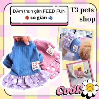 váy đầm xòe "Feel so Fun" cho chó mèo - T3 PETS SHOP