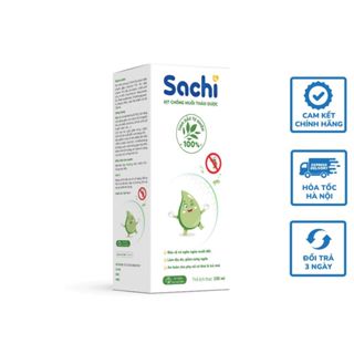  Xịt chống muỗi sương Sachi - Hỗ trợ bé khỏi muỗi cắn dịu da,giảm sưng ngứa mẩn đỏ an toàn cho bé từ 6 tháng - Lọ 100ml 