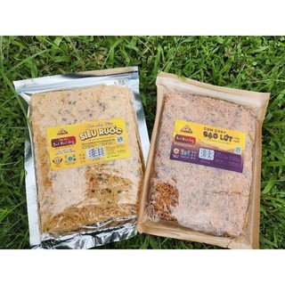  Combo 4 gói cơm cháy siêu chà bông loại đặc biệt Ninh Bình Vàng 250g 