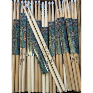 Dùi trống Gỗ FULLY Hickory USA 5AN, dùi đầu nhựa cao cấp.