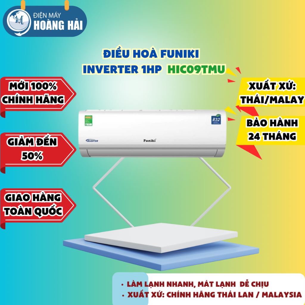 (Hướng Dẫn Mua Hàng Ở Mô Tả) HSC09TMU MÁY LẠNH FUNIKI 1 HP HSC09TMU