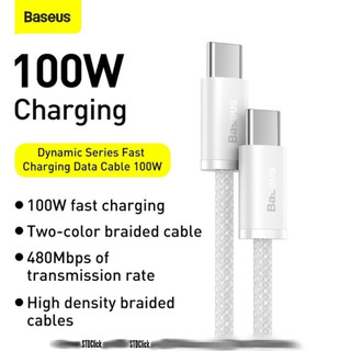 DÂY CÁP TYPE C TO TYPE C BASEUS DYNAMIC FAST CHARGING DATA 100W CHÍNH HÃNG