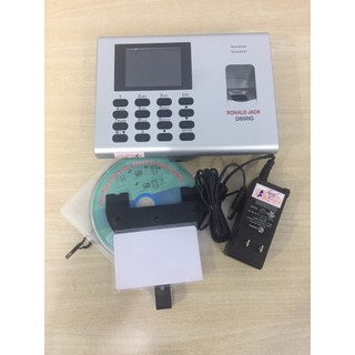 Máy chấm công vân tay & thẻ từ RONALD JACK D800G