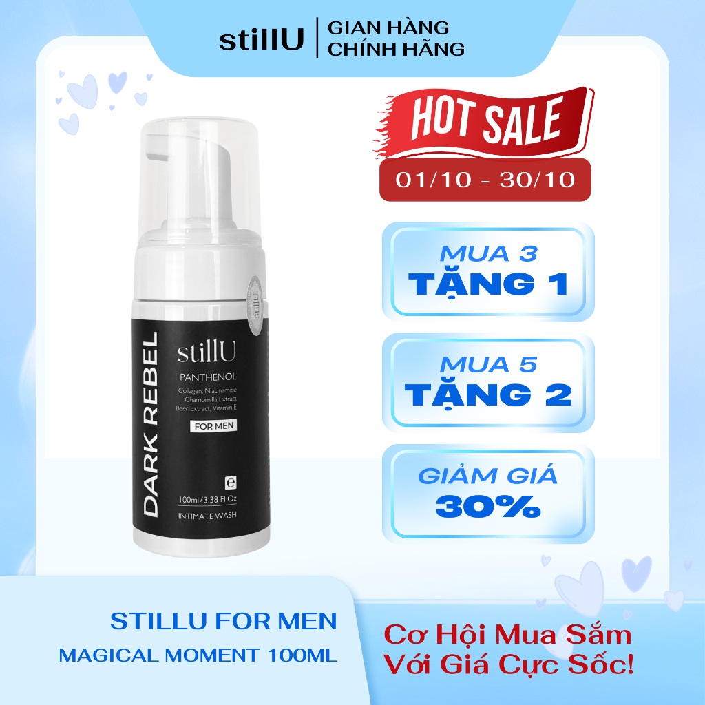 Dung dịch vệ sinh Nam, dung dịch vệ sinh men bia Giúp làm sạch, Khử hôi ngăn ngừa viêm ngứa _ stillU