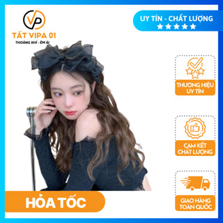 TẶNG QUÀ LIỀN TAY Cài Tóc Băng Đô Rửa Mặt Lụa Dún Bèo Nơ Dễ Thương | Tất Vipa 01