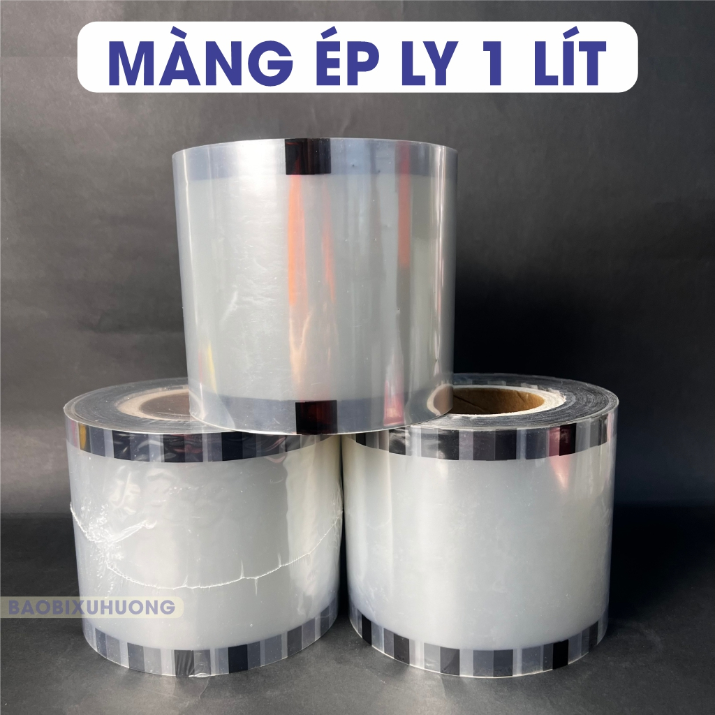 Màng ép ly nhựa 1000ml, màng dập cốc nhựa khổng lồ, màng ép ly nhựa PP size 800ml-1300ml cam kết đủ 