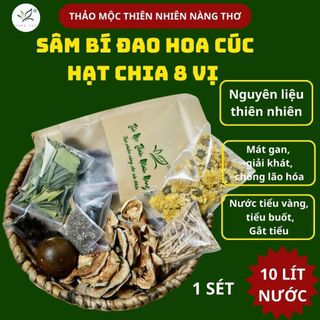 S𝐚̂𝐦 B𝐢́ Đ𝐚𝐨 Hoa Cúc H𝐚̣𝐭 C𝐡𝐢𝐚 8 Vị - S𝐞𝐭 8 L𝐨𝐚̣𝐢 N𝐠𝐮𝐲𝐞̂𝐧 L𝐢𝐞̣̂𝐮 N𝐚̂́𝐮 10 L𝐢́𝐭 Nước