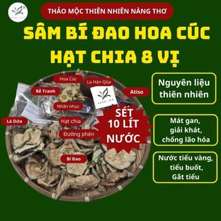 S𝐚̂𝐦 B𝐢́ Đ𝐚𝐨 Hoa Cúc H𝐚̣𝐭 C𝐡𝐢𝐚 8 Vị - S𝐞𝐭 8 L𝐨𝐚̣𝐢 N𝐠𝐮𝐲𝐞̂𝐧 L𝐢𝐞̣̂𝐮 N𝐚̂́𝐮 10 L𝐢́𝐭 Nước
