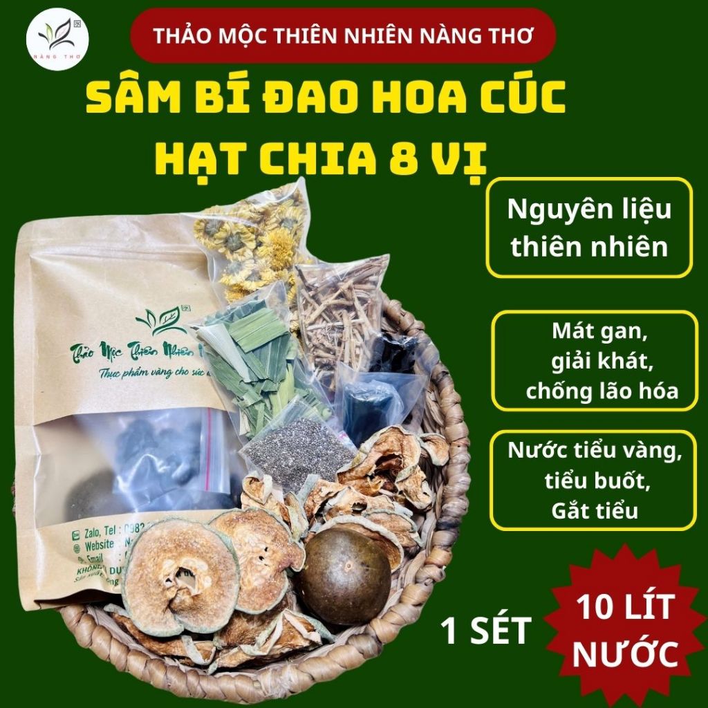 S𝐚̂𝐦 B𝐢́ Đ𝐚𝐨 Hoa Cúc H𝐚̣𝐭 C𝐡𝐢𝐚 8 Vị - S𝐞𝐭 8 L𝐨𝐚̣𝐢 N𝐠𝐮𝐲𝐞̂𝐧 L𝐢𝐞̣̂𝐮 N𝐚̂́𝐮 10 L𝐢́𝐭 Nước