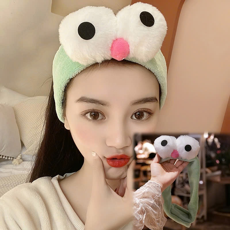 Băng đô rửa mặt hình thú cưng nhiều màu sắc, Bờm cài tóc vải siêu xinh dễ thương, băng đô rửa mặt.