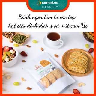 Bánh BISCOTTI Nguyên Cám Vị Cam Thơm Ngon từ Giọt Nắng HEALTHY
