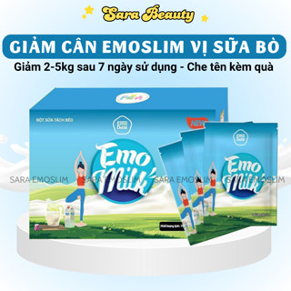 (BEST SELLER) Emo Milk Vị Sữa Bò Tách Béo Thơm Ngon Giúp Giảm Cân Cấp Tốc/TẶNG CHAI 100ML