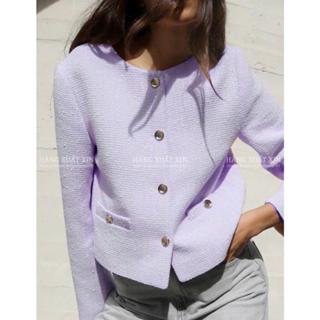 Áo khoác dạ sweet phối cúc TMY vải mềm mướt hàng 2 lớp