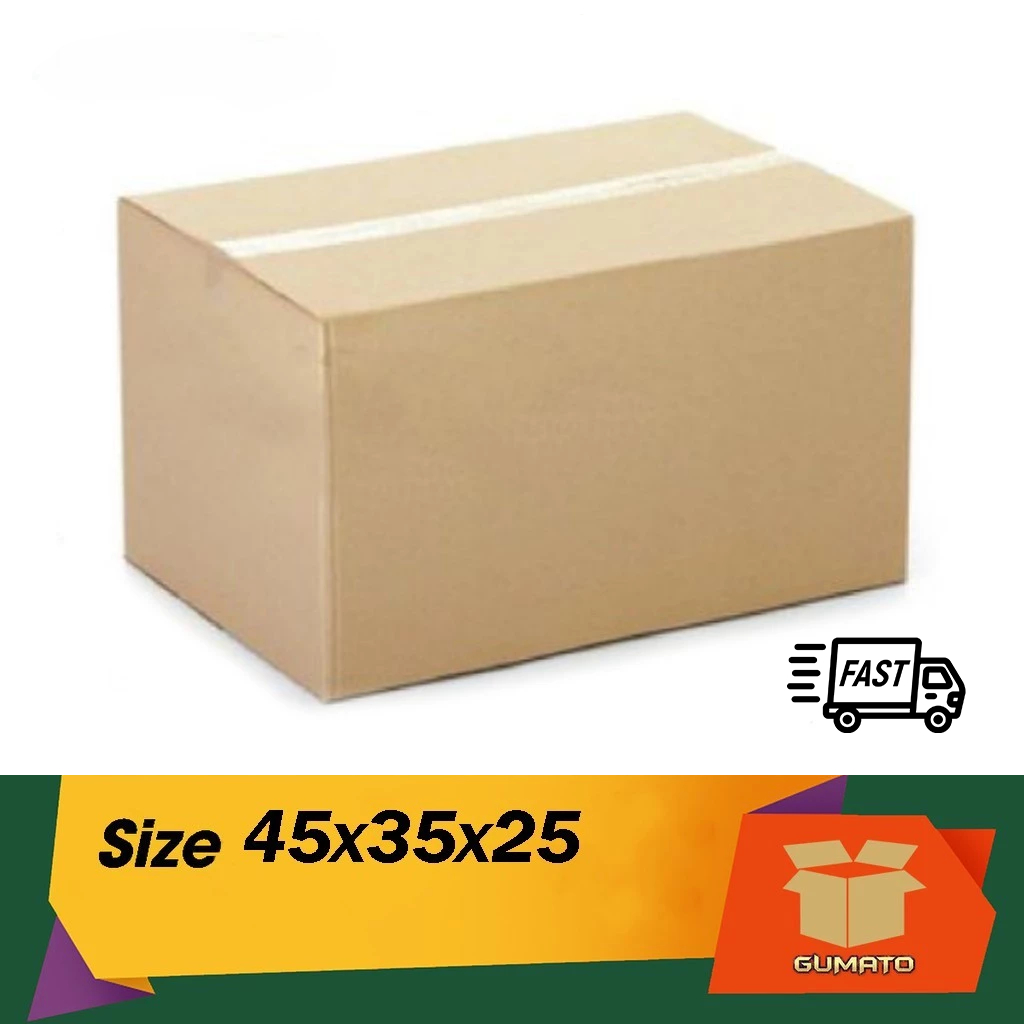 Size 45x35x25 cm, hộp giấy thùng carton gói hàng tại Gumato G-P98