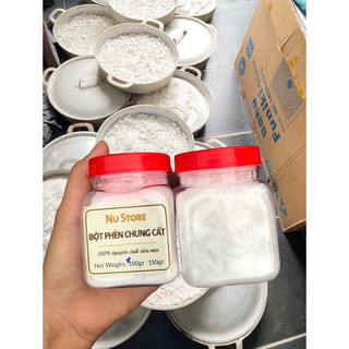 Lọ 100gr bột phèn chua chưng cất siêu mịn (phèn phi)