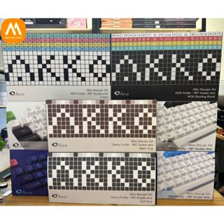 [HỎA TỐC] XÃ KHO KEYCAP AKKO - PBT Doulde shot- MDA/ Cherry Profile cho bàn phím cơ - Maxpingear