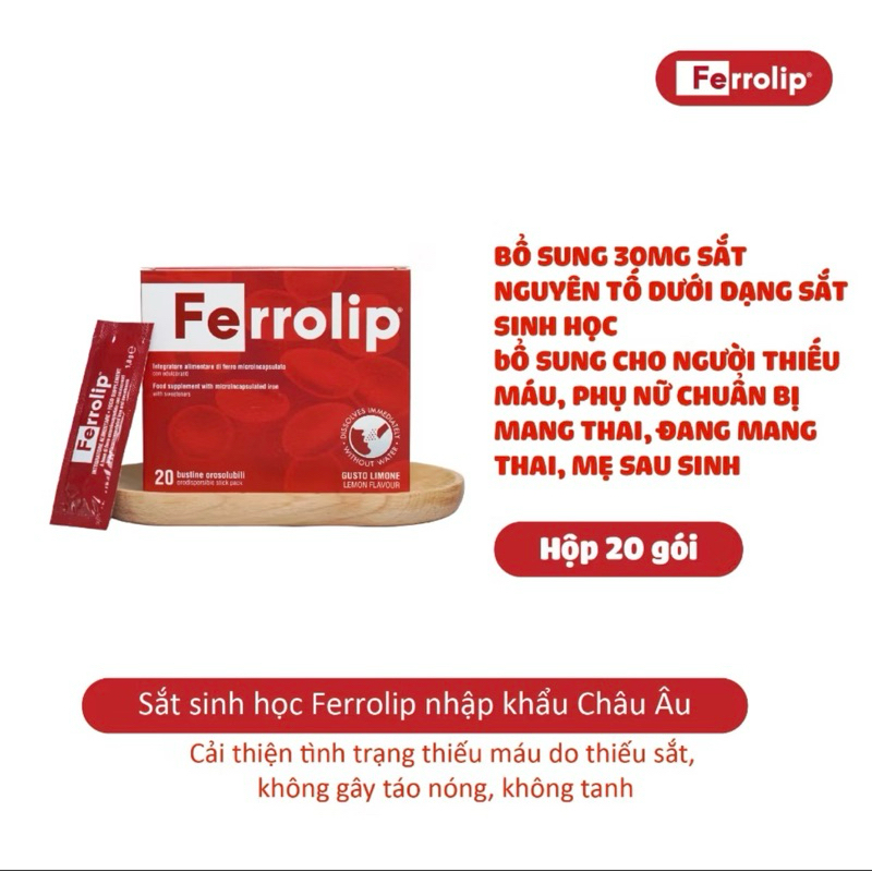 Sắt Ferrolip bột
