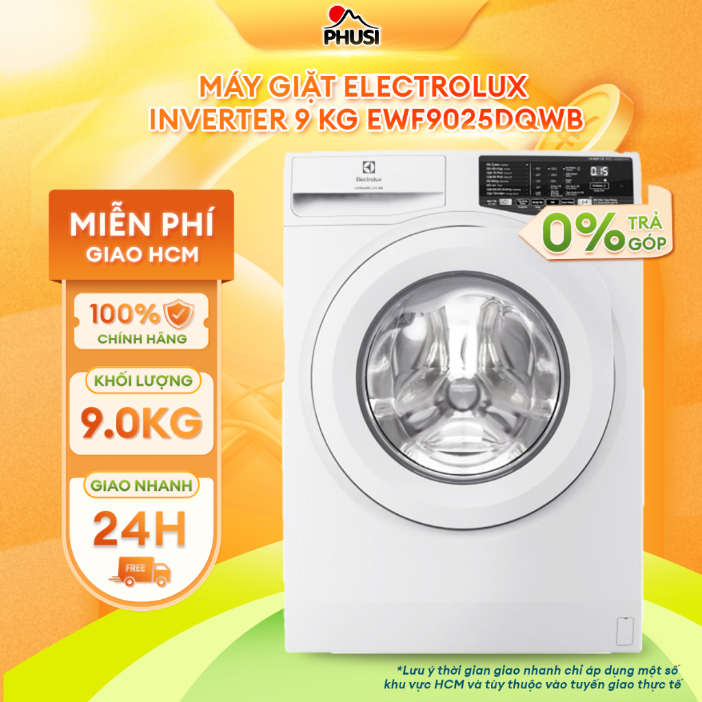 EWF9025DQWB [MIỄN PHÍ GIAO LẮP] Máy giặt Electrolux UltimateCare 100 Inverter 9 kg EWF9025DQWB