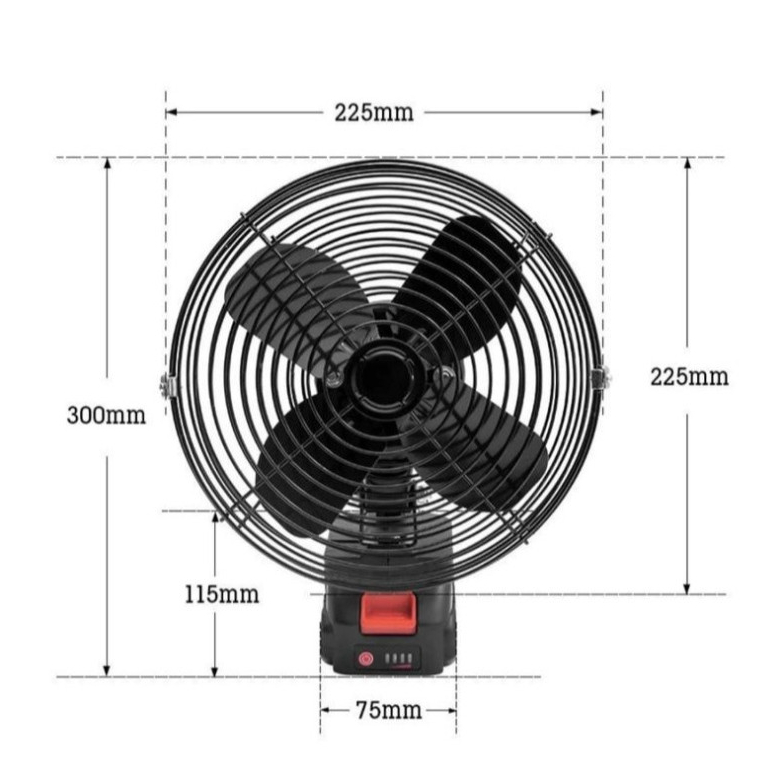 Quạt Tích Điện Mini DIDOOGLT Để Bàn Lượng Lớn 10 Cell Làm Mát Cực Nhanh, Sử Dụng Liên Tục Nhiều Giờ | BigBuy360 - bigbuy360.vn