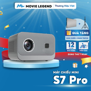 Máy Chiếu Mini S7 Pro HD - Máy Chiếu Movie Legend - Hỗ Trợ Full HD, Hệ Điều Hành Android