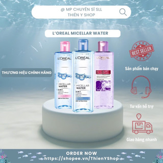 Nước tẩy trang Loreal Paris 3-in-1 Micellar Water làm sạch sâu 400ml
