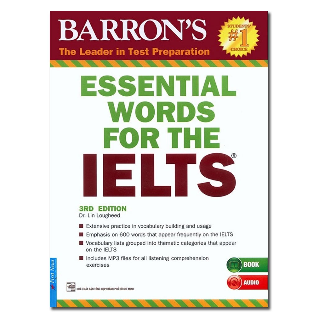 Sách - Barron's Essential Words For The Ielts - 3Rd Edition (tái bản)